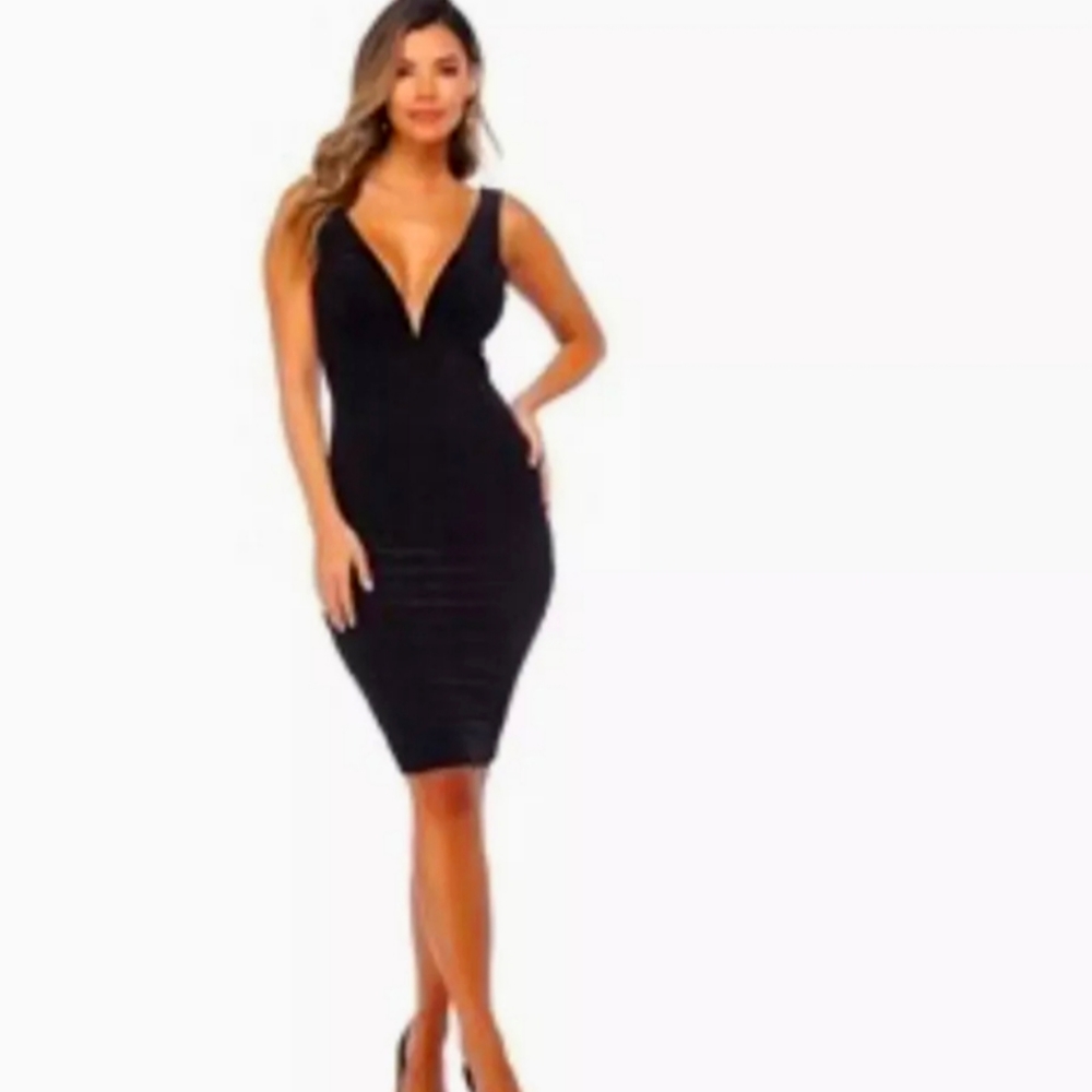 Nwt Windsors Velvet Dress XS Black